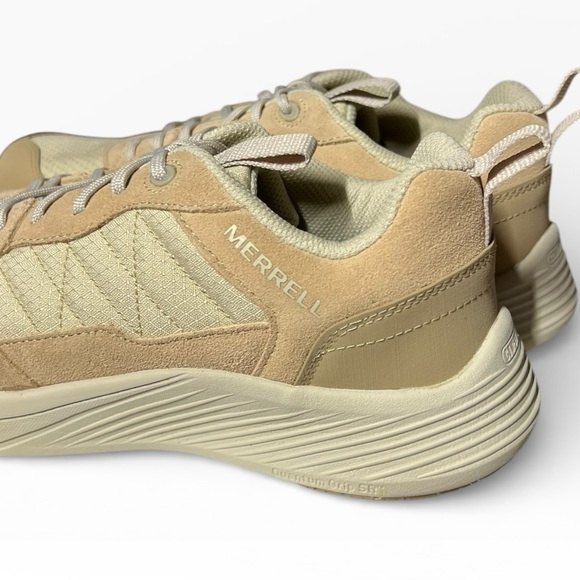 🌻NEW w/Box Merrell Work Alpine CF Sand Carbon Fiber Safety Toe Sneaker Men 9.5 - Picture 2 of 11